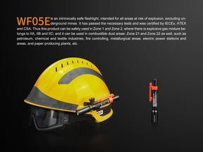Fenix WF05E Intrinsically Safe Flashlight  (85 Lumens) - Thomas Tools