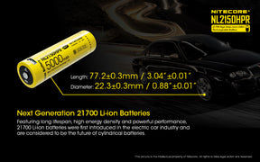 Nitecore Battery 21700 NL2150HPR