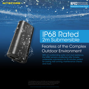 Nitecore NPB2 Waterproof 10000mAh Power Bank