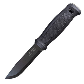 Morakniv Garberg (C) Black Blade Bushcraft Knife (Leather Sheath)