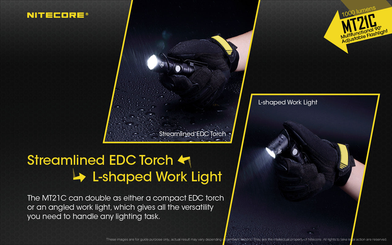 Nitecore MT21C LED Flashlight (1000 Lumens) - Thomas Tools