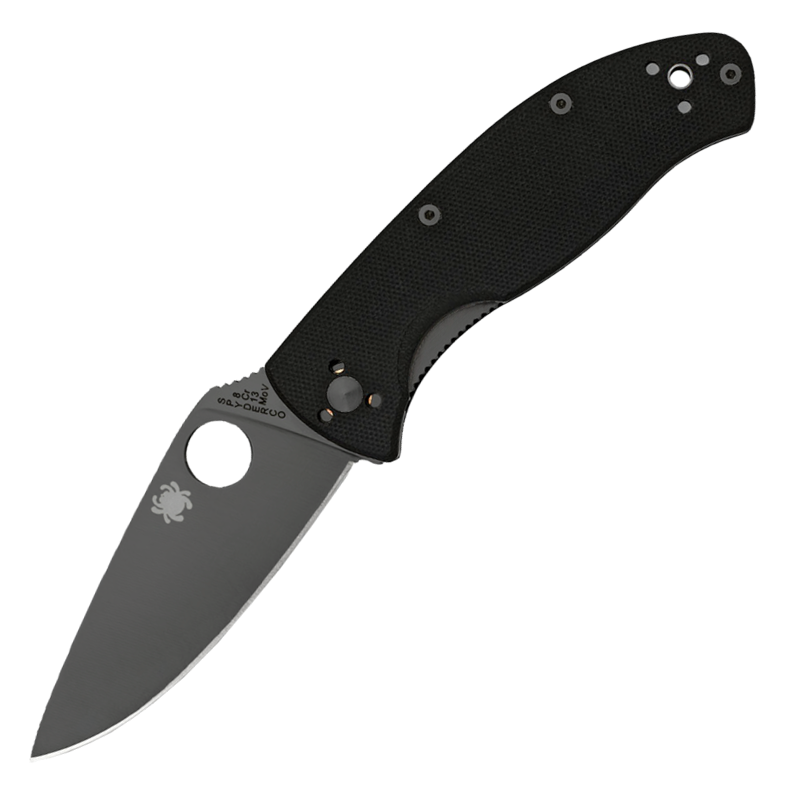 Spyderco C122GBBKP Tenacious G-10 (Black Blade) - Thomas Tools