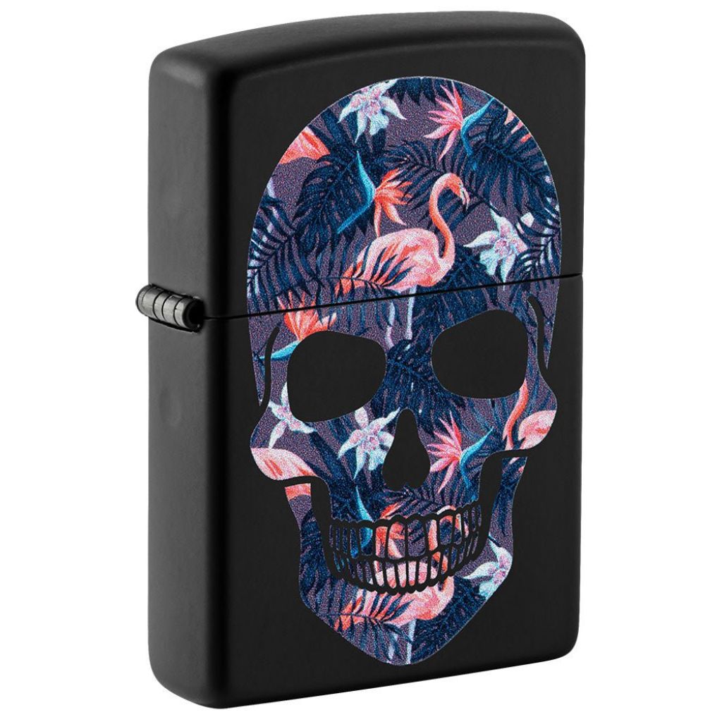 Zippo Skull 49771 Flamingo Skull Lighter