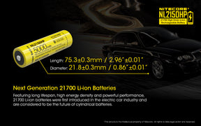 Nitecore Battery 21700 NL2150HP