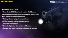 Nitecore NPL30 Flashlight (1200 Lumens)