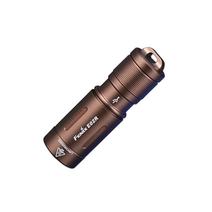 Fenix E02R Rechargeable Mini Keychain Flashlight (200 Lumens) (3 Versions)