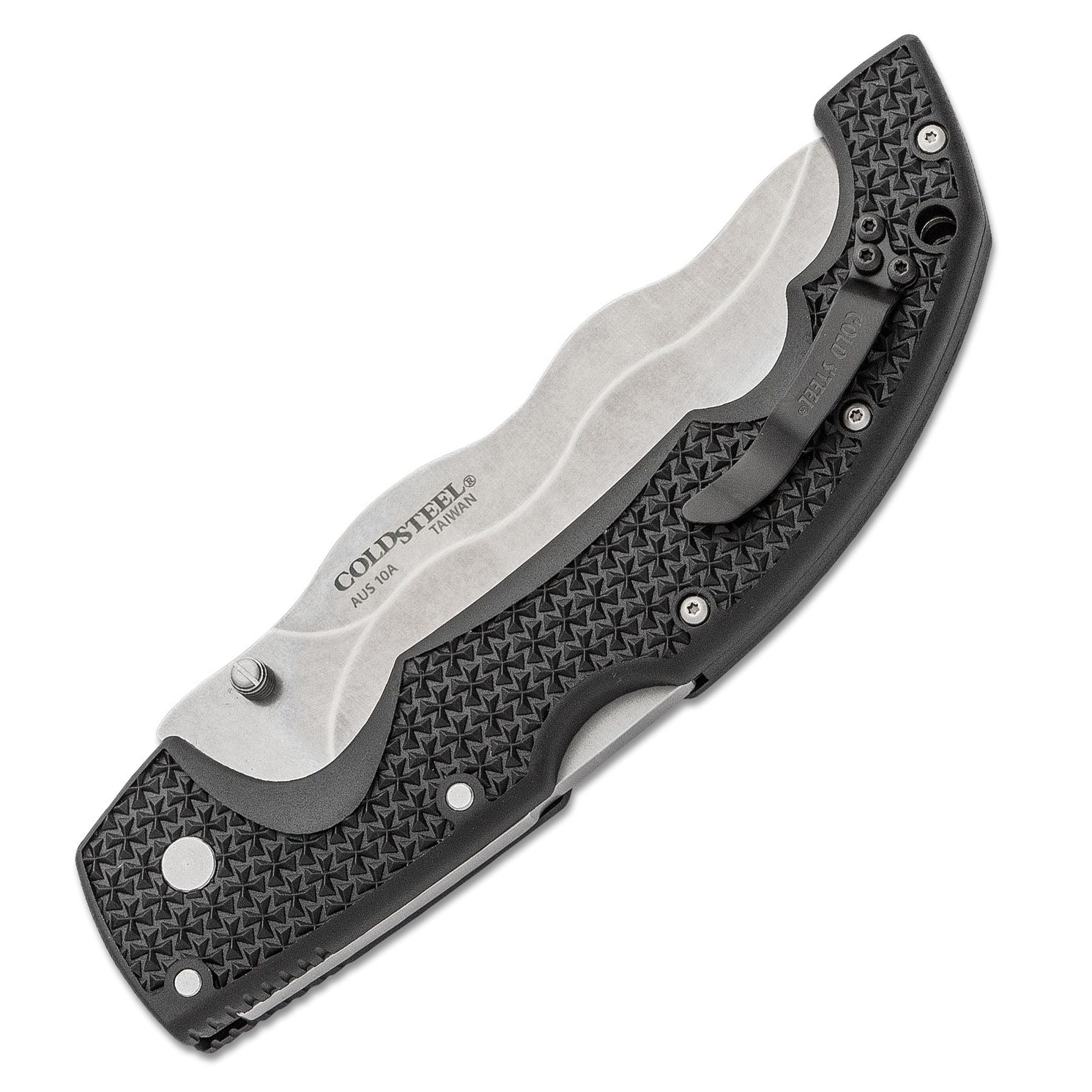 Cold Steel Voyager XL Kris Folding Blade (AUS10A)