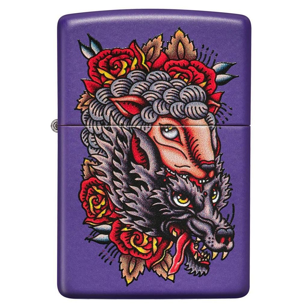 Zippo Animal 49413 Wolf Design Lighter