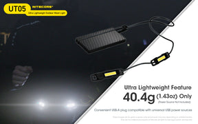 Nitecore UT05 Ultra Lightweight Outdoor Waist Light (400 Lumens)