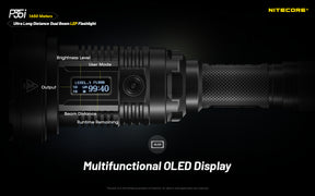 Nitecore P35i Class 1 LEP Spotlight & LED Floodlight Rechargeable Flashlight (3000 Lumens)