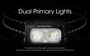 Nitecore NU25 UL Spotlight + Floodlight Rechargeable Headlamp (400 Lumens)