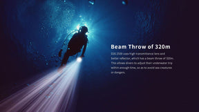 Xtar D26 2500 Long Diving LED Flashlight (2500 Lumens)