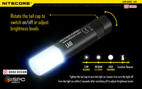 Nitecore LA10 LED Lantern Flashlight (135 Lumens) - Thomas Tools