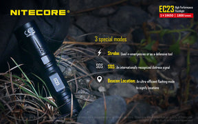 Nitecore EC23 LED Flashlight (1800 Lumens) - Thomas Tools