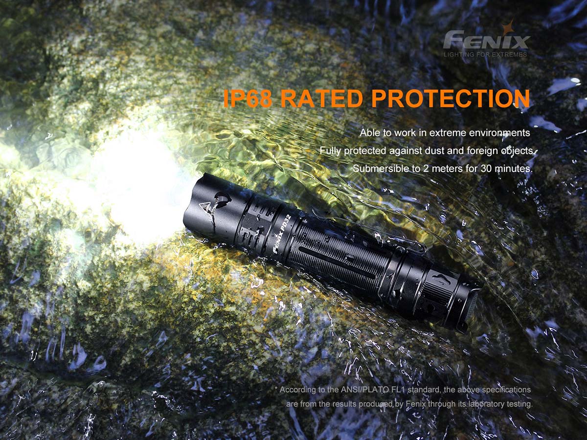 Fenix PD32 V2.0 LED Flashlight  (1200 Lumens)