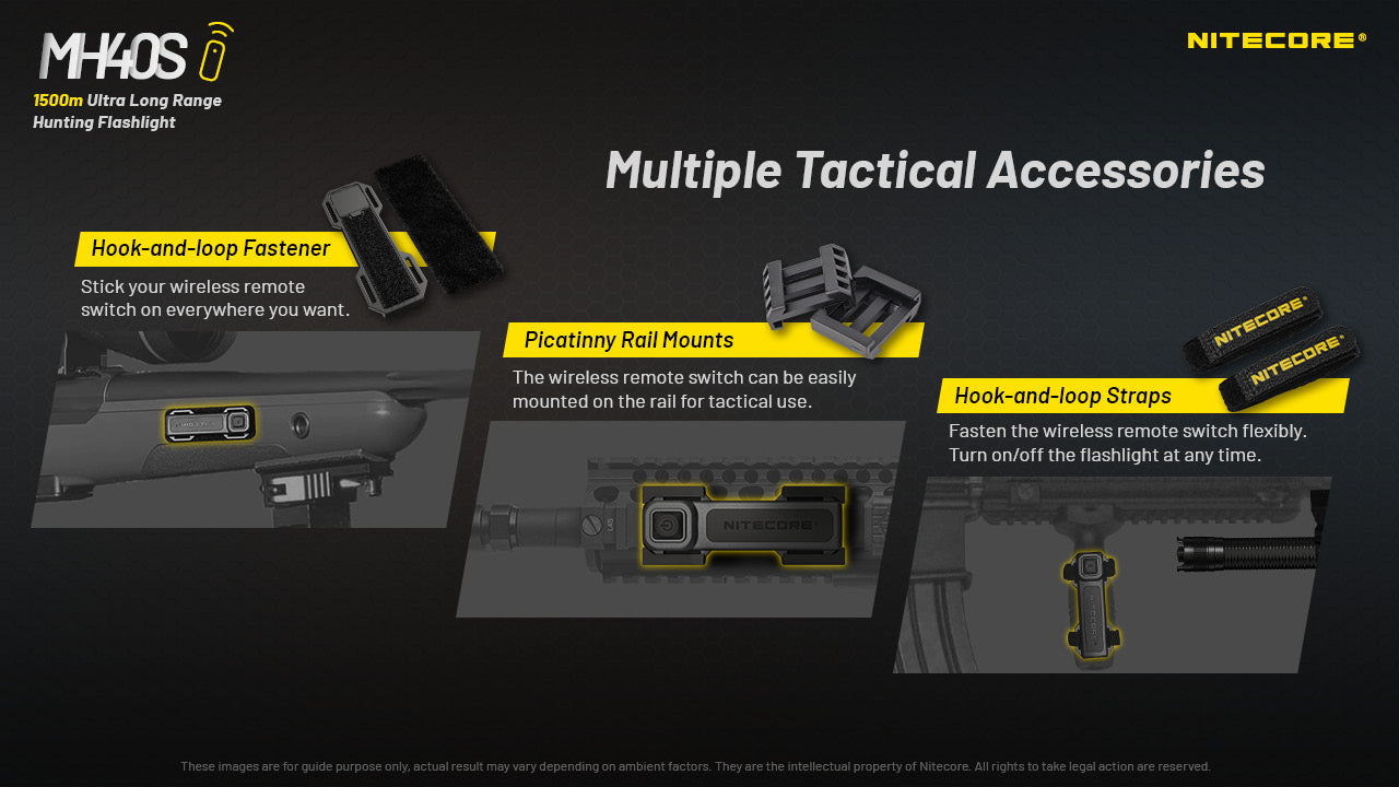 Nitecore MH40S Rechargeable Flashlight (1500 Lumens)