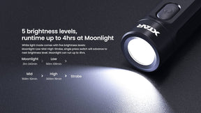 Xtar T1 Keychain Flashlight (500 Lumens)