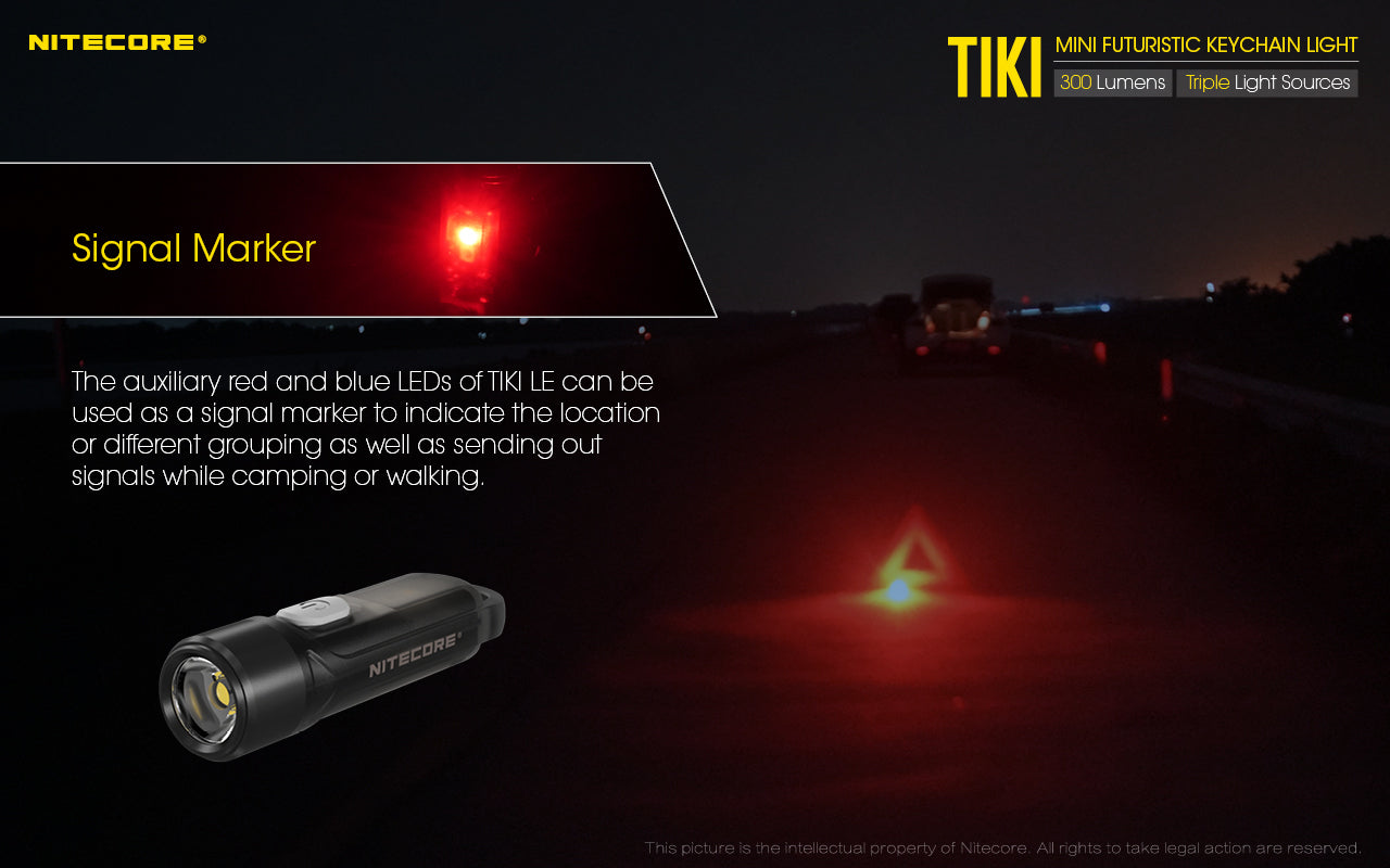 Nitecore TIKI Rechargeable Flashlight (300 Lumens) - Thomas Tools