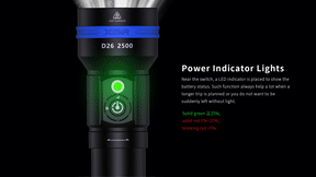 Xtar D26 2500 Long Diving LED Flashlight (2500 Lumens)