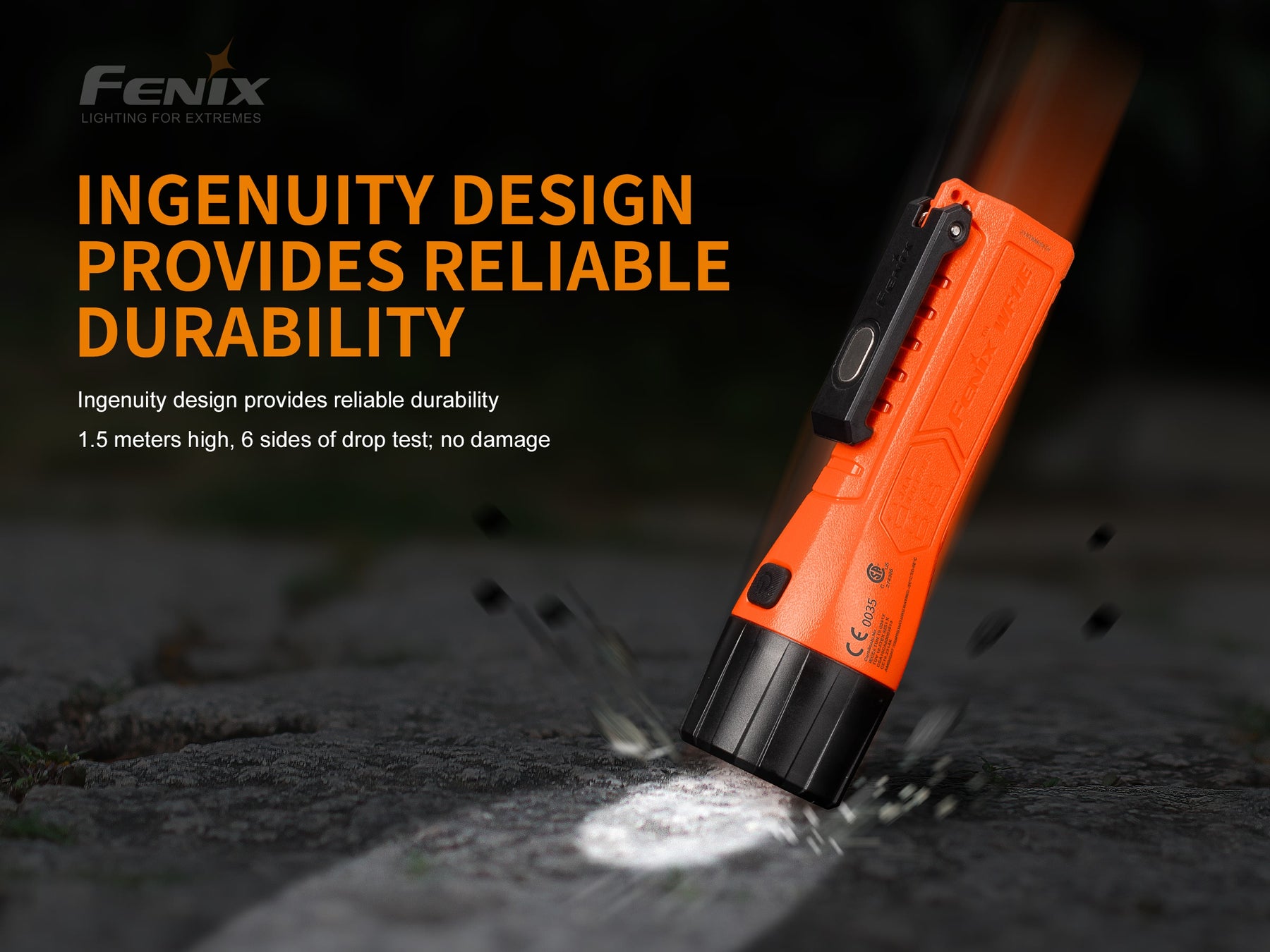 Fenix WF11E Magnetic Explosion-Proof Flashlight (200 Lumens)