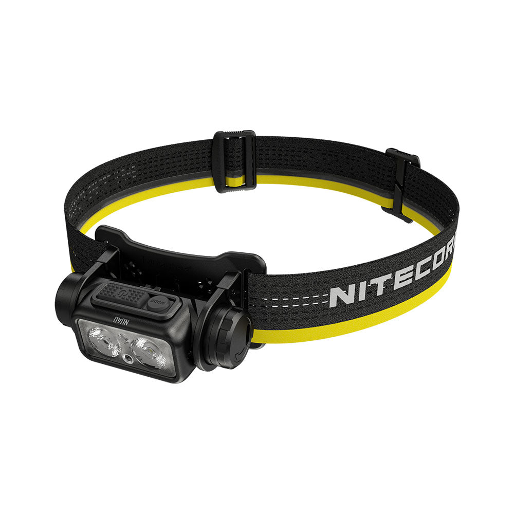 Nitecore NU40 Spotlight + Floodlight Rechargeable Headlamp (1000 Lumens)