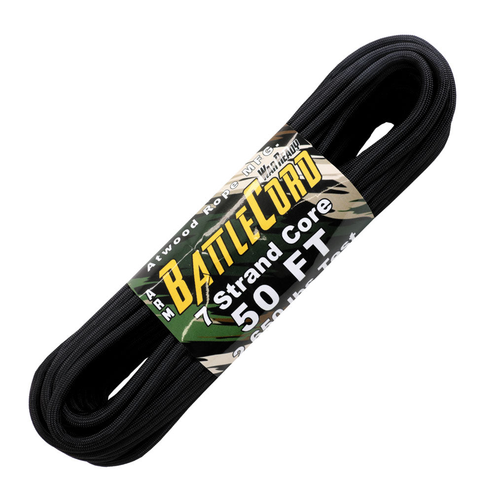 Atwood 2650lbs BattleCord 7 cores 50ft (Black)