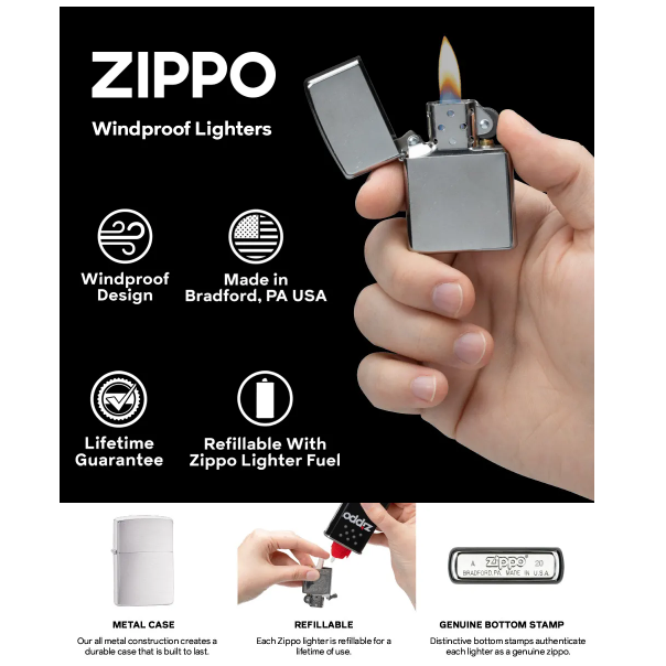 Zippo Chrome 29432 Iron Maiden Lighter