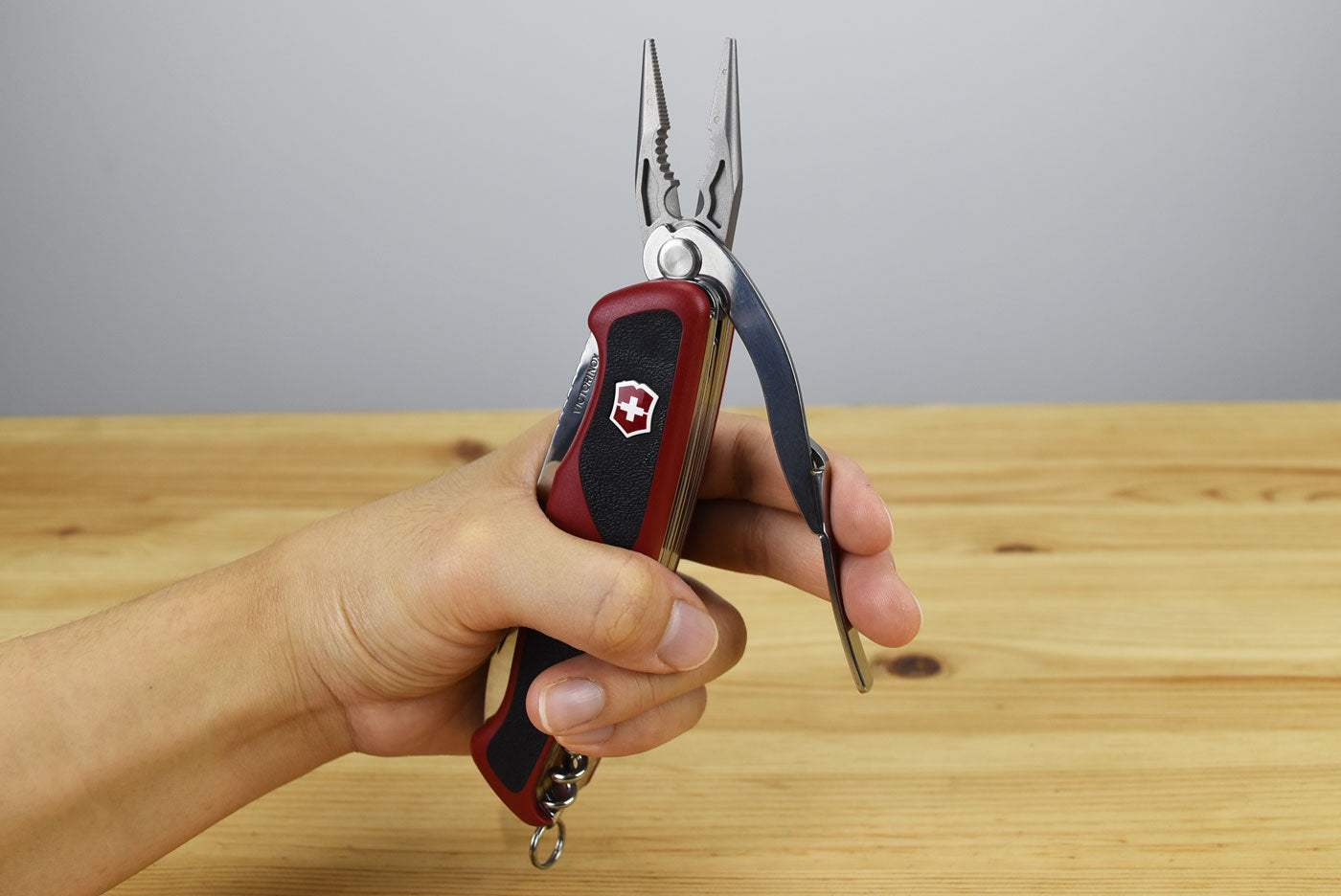 Victorinox Ranger Grip 74 Multitool Plier 0.9723.CB1 (Red/Black)