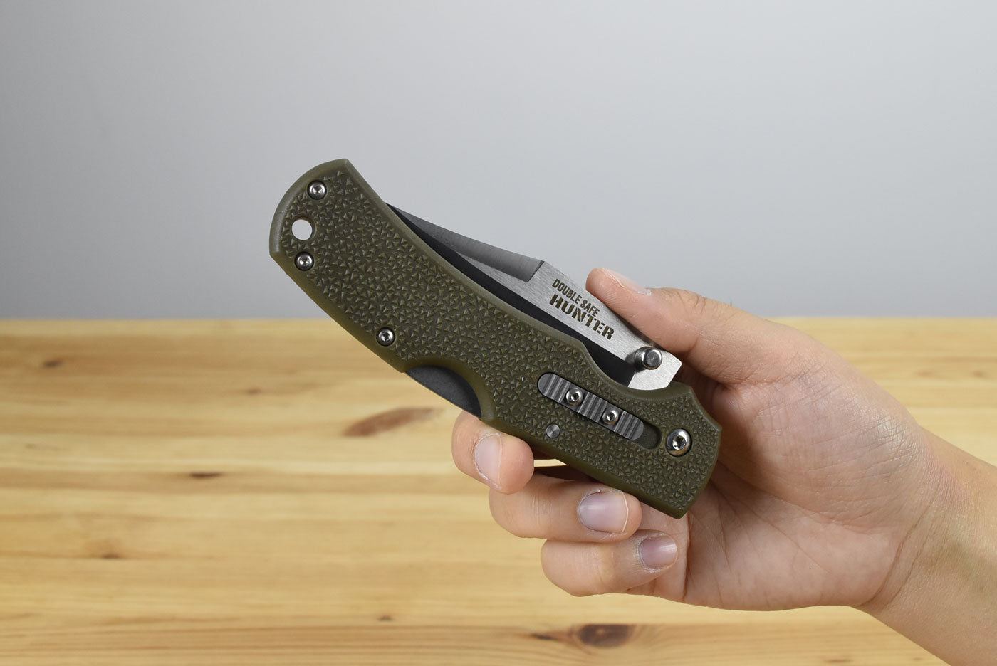 Cold Steel Double Safe Hunter Folding Blade (OD Green Handle)