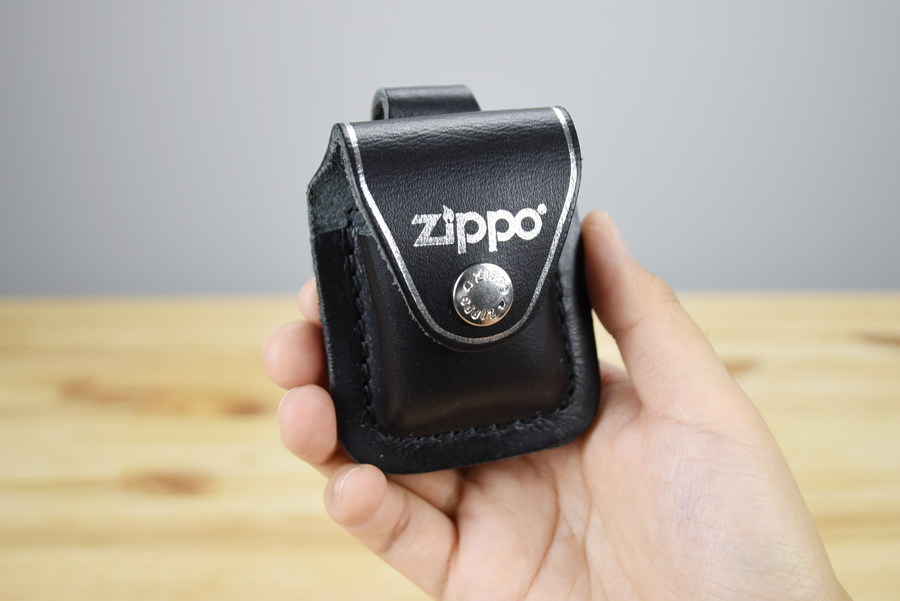 Zippo Accessory Black Lighter Pouch- Loop