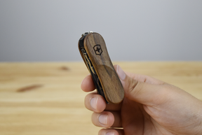 Victorinox Nail Clip Wood 580 Multitool Pocket Knife 0.6461.63