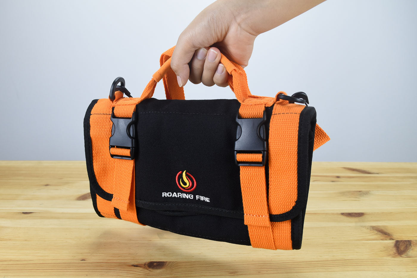 Roaring Fire Bonfire Modular Tool Roll Bag