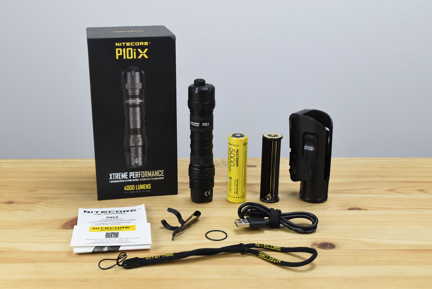 Nitecore P10iX USB Rechargeable Flashlight (4000 Lumens)