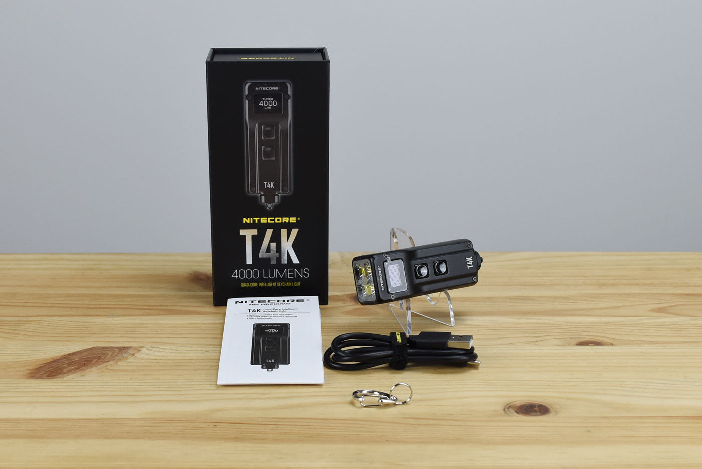Nitecore T4K USB Rechargeable Flashlight (4000 Lumens)