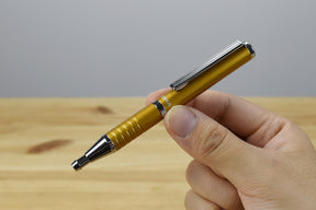 Zebra Expandable Stainless Personalized EDC Pen (6 Versions)