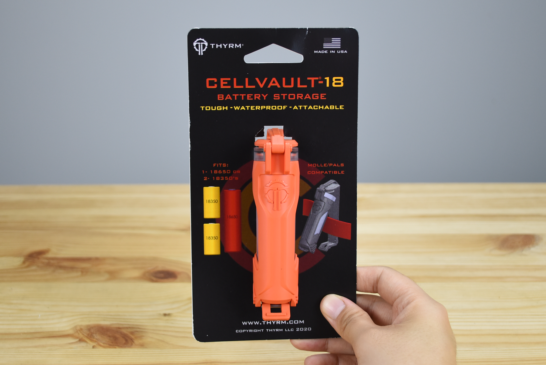 Thyrm CellVault-18 Rechargeable Battery Storage (4 Versions)