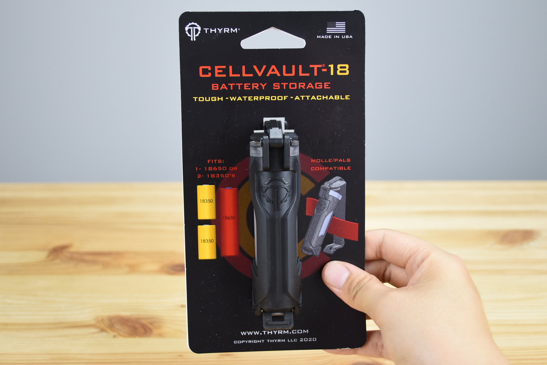 Thyrm CellVault-18 Rechargeable Battery Storage (4 Versions)