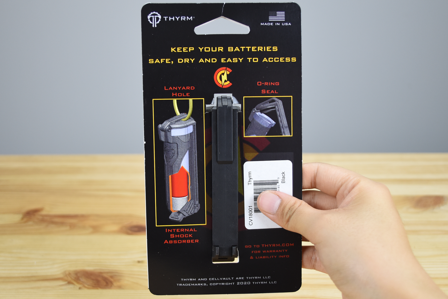 Thyrm CellVault-18 Rechargeable Battery Storage (4 Versions)