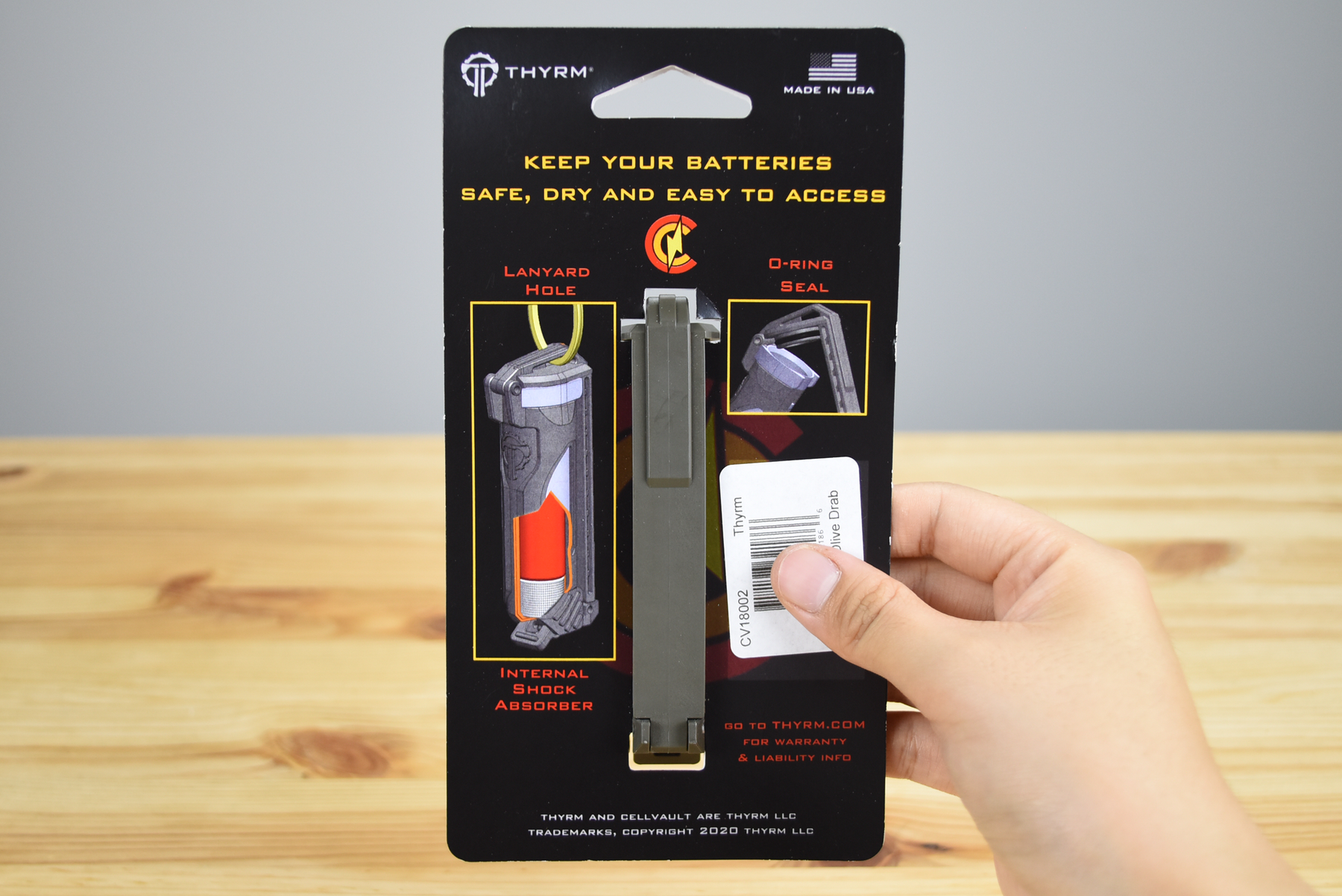 Thyrm CellVault-18 Rechargeable Battery Storage (4 Versions)