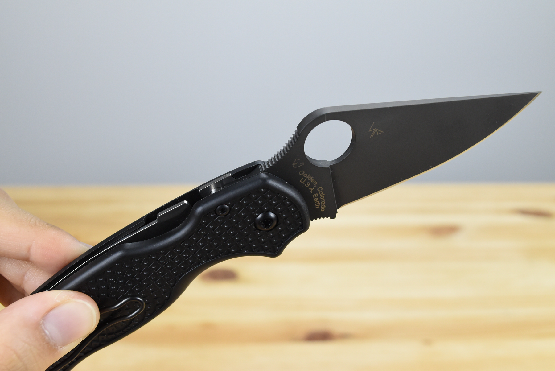 Spyderco C223PBBK Para 3 (Black Blade)