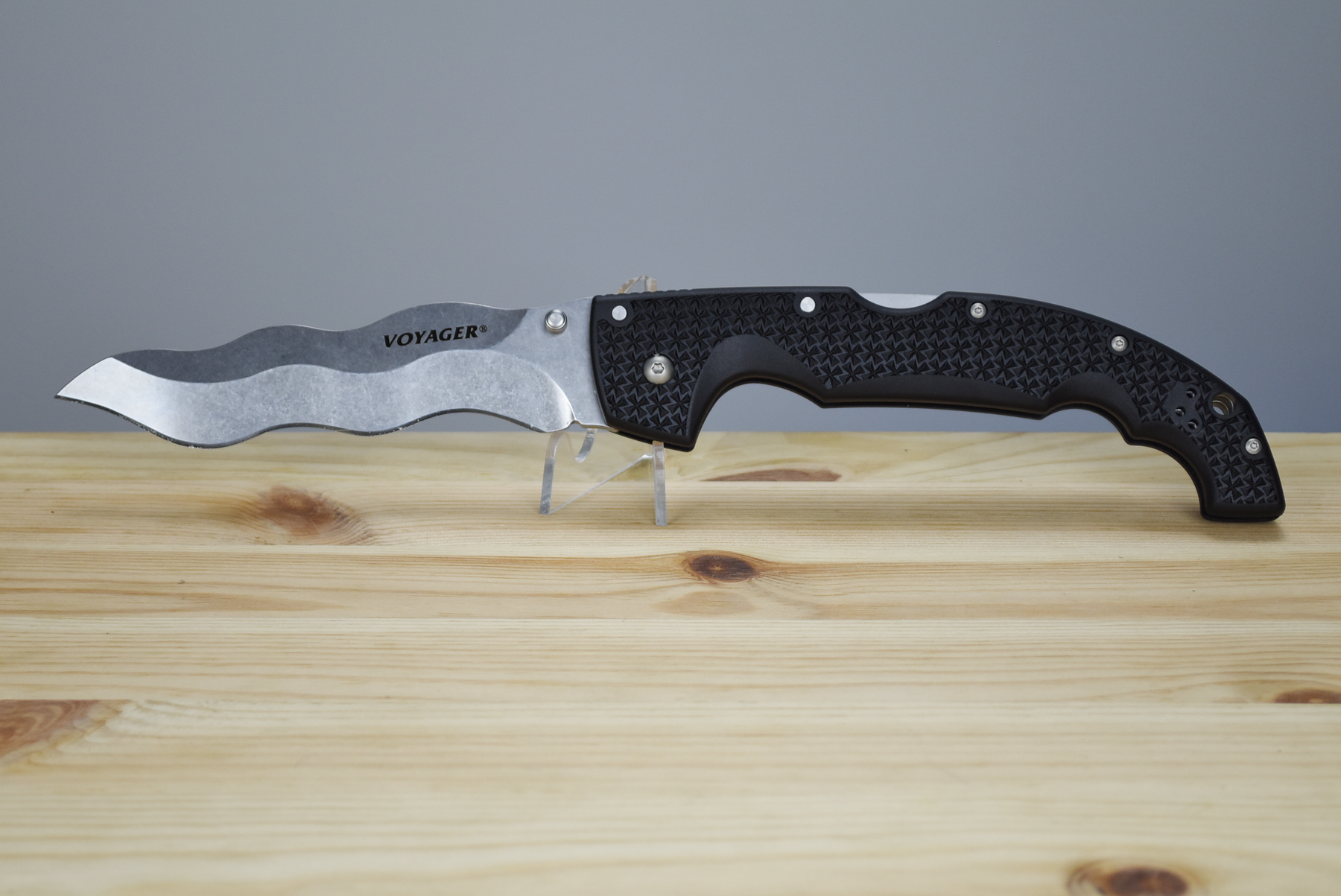 Cold Steel Voyager XL Kris Folding Blade (AUS10A)