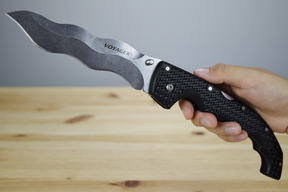 Cold Steel Voyager XL Kris Folding Blade (AUS10A)