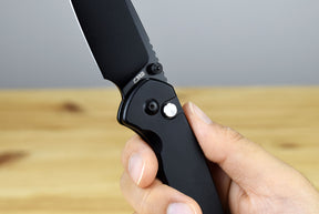CJRB Pyrite (Black PVD Steel) Folding Knife