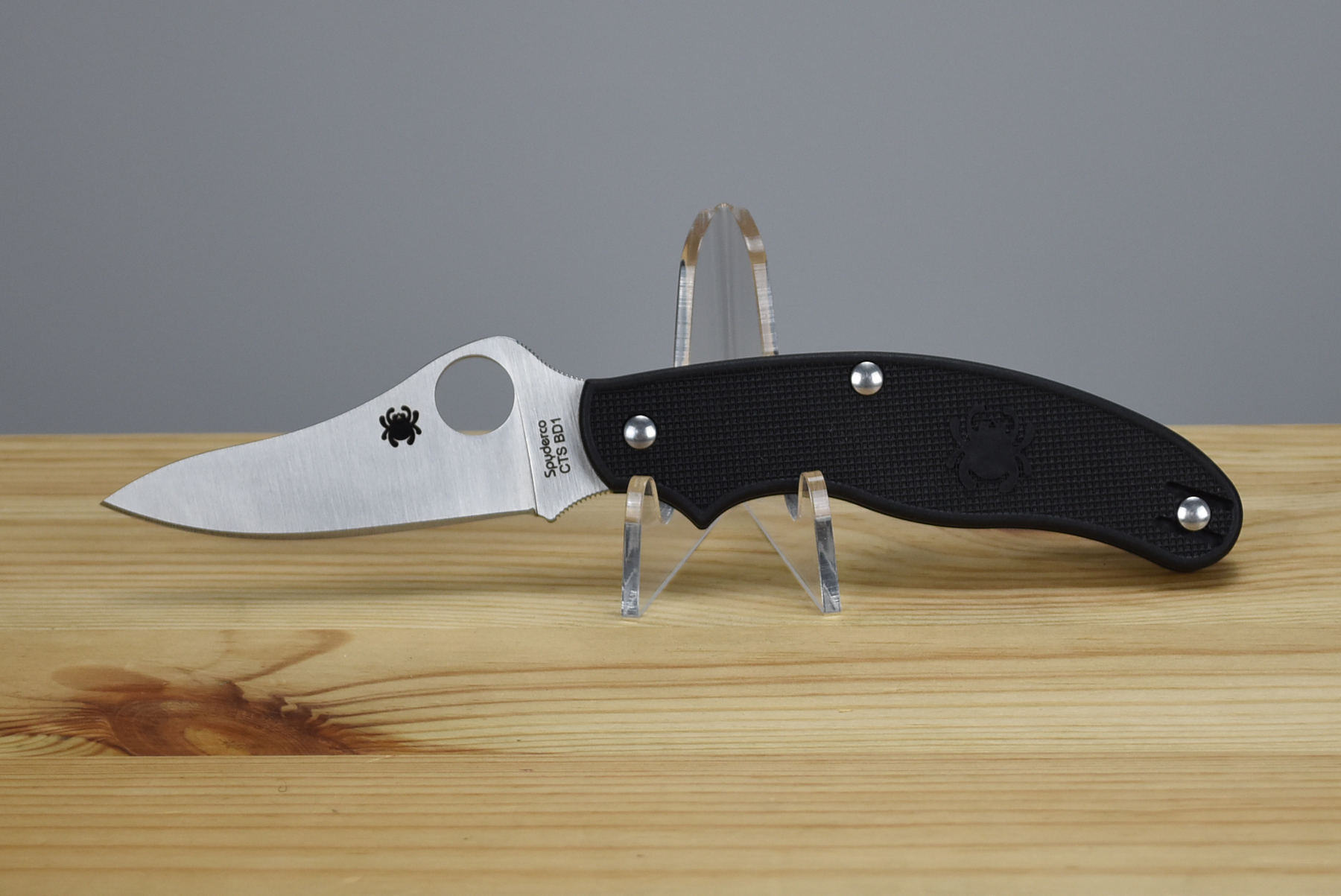 Spyderco C94PBK3 UK Penknife Drop Point
