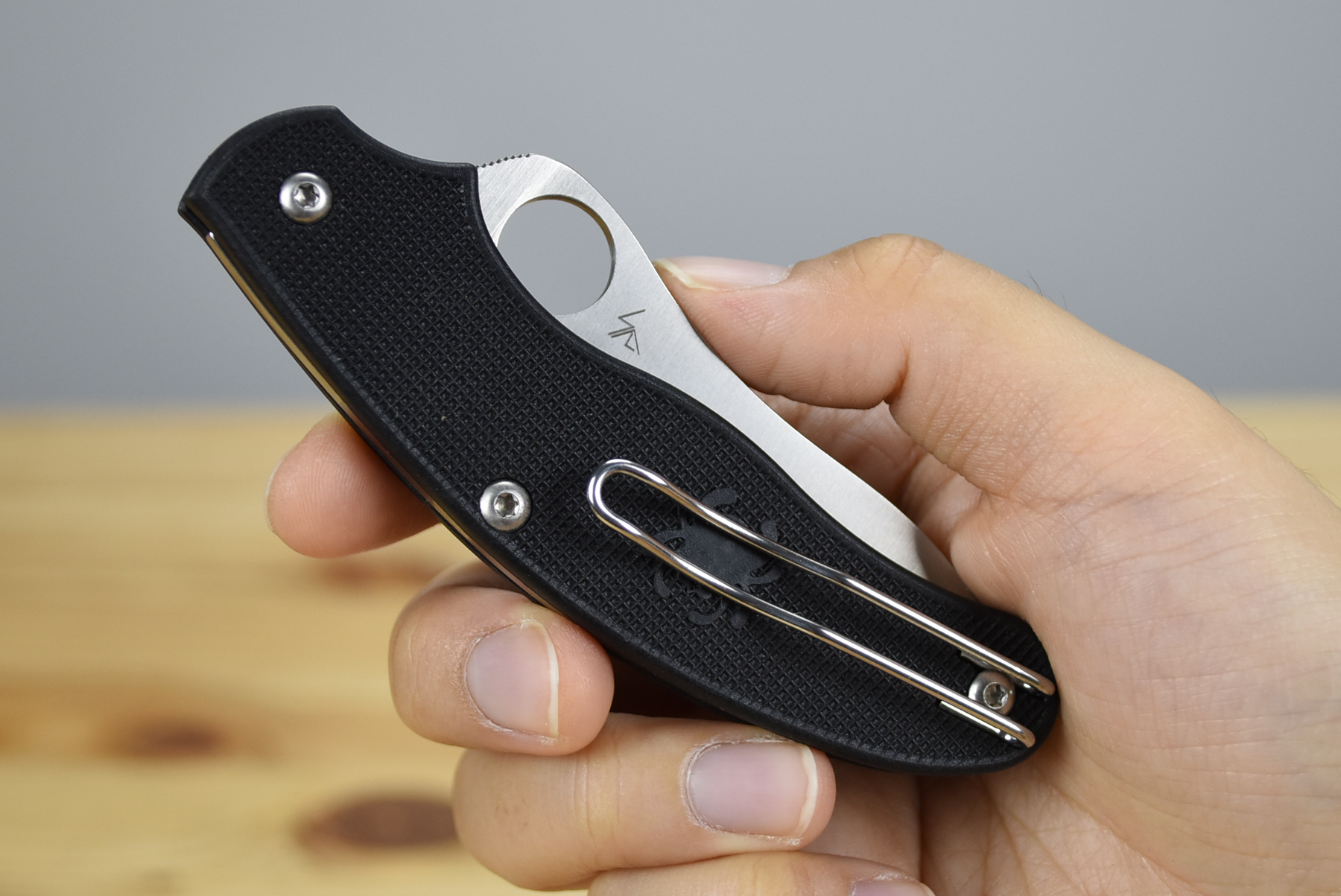 Spyderco C94PBK3 UK Penknife Drop Point