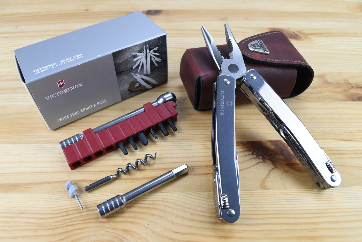Victorinox SwissTool Spirit X Plus Ratchet Multitool Plier 3.0236.L