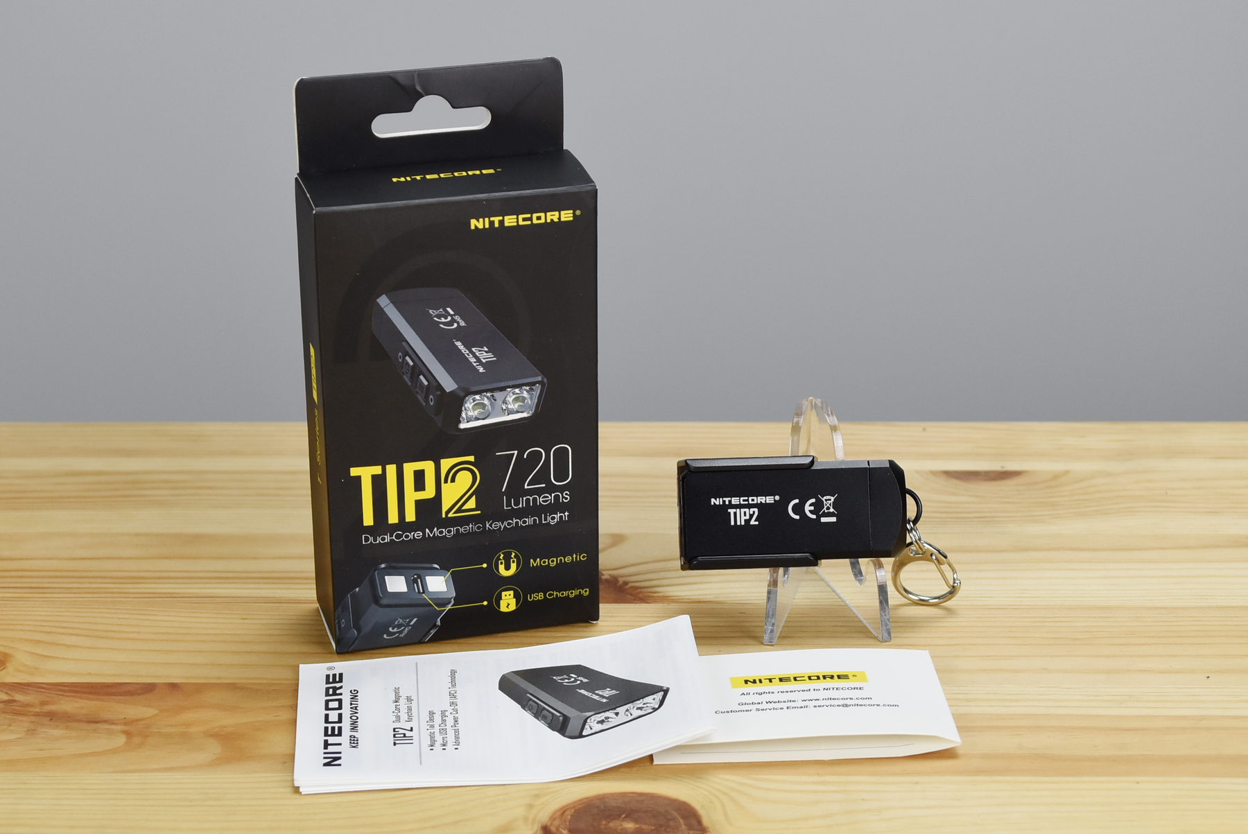 Nitecore TIP2 Keychain Rechargeable Flashlight (720 Lumens)