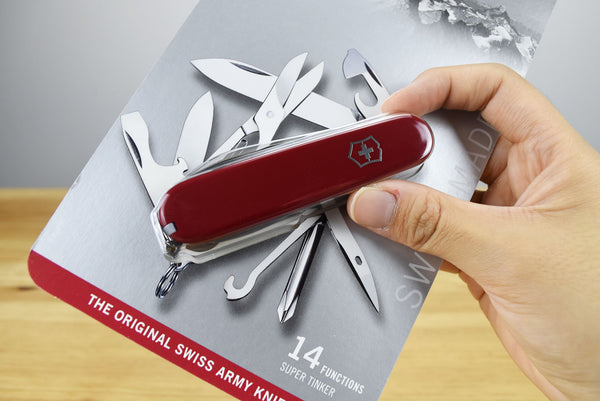 Victorinox Super Tinker Multitool Pocket Knife (Red)
