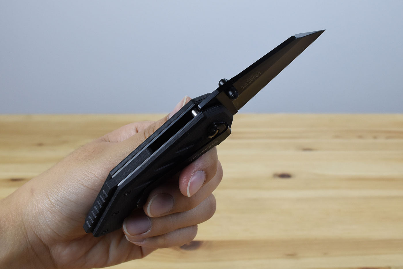 Tac Force 1032 Assisted EDC Folding Knife (Black G10 Handle)
