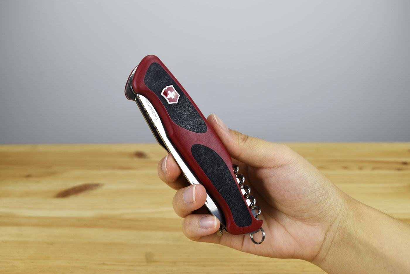 Victorinox Ranger Grip 74 Multitool Plier 0.9723.CB1 (Red/Black)